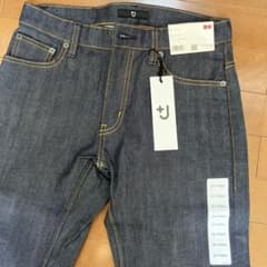 【新品未使用】廃盤　UNIQLO +J デニム セルビッジデニム W29のサムネイル