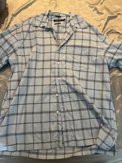 Nautica Seawash Oxford 半袖シャツ XL 水色のサムネイル