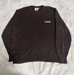 XLARGE ニット　ブラウン Lサイズ　古着のサムネイル