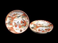 九谷焼　恵比寿大黒の図　橋田画　豆皿　手塩皿　２枚 　C502AS-fbra 九谷焼 恵比寿大黒の図 橋田画 豆皿 手塩皿 2枚 C502AS-fbra - メルカリ
