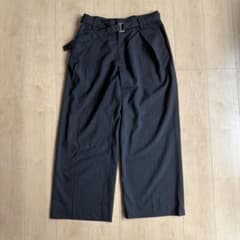 sacai ストライプ ベルト付き スラックス 26ss - メルカリ