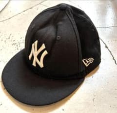 kids New Era NYロゴ キャップ 黒のサムネイル