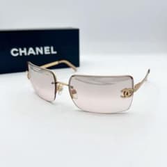 美品】CHANELサングラス 4092-B ココマーク ストーン リムレス - メルカリ