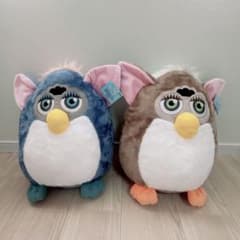 レトロファービー ぬいぐるみ vol.2 ファービー　青　茶色　ブルー　ブラウン