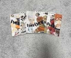 ハイキュー漫画1巻、38〜40巻、映画特典のサムネイル