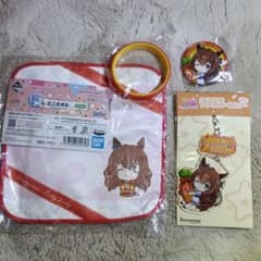 ウマ娘 マルゼンスキー むぎゅみに シリコン ミニタオル 缶バッジ