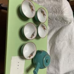 香蘭社 湯呑5客 急須セット 菊柄 金彩 - メルカリ