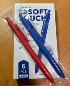 【新品】STAGEEK GX3 0.7mm ゲルインクペン 赤青 ２本セットのサムネイル