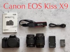 canon eos kiss X9  ダブルレンズキット　早い者勝ちのサムネイル