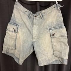 RRL Ralph Lauren デニムカーゴショーツ　32インチ RRL Ralph Lauren デニムカーゴショーツ 32インチ - メルカリ
