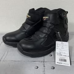 未使用 FLAGSHIP ヴォクサームライディングブーツ 黒 FSB-801 - メルカリ