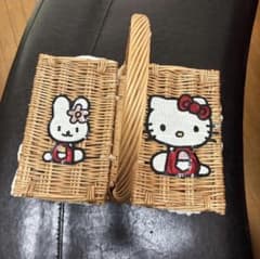 ニーナミュウ キティ スパンコール カゴバック - メルカリ