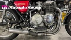 HONDA CB400F ショート管 マフラー　無地　ガスケット付き【新品】 HONDA CB400F ショート管 マフラー 無地 ガスケット付き【新品