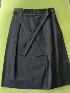 DES PRES 濃紺ベルト付きタイトスカートのサムネイル