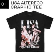 即日発送】BLACKPINK LISA Tシャツ L ポップアップ グッズ - メルカリ