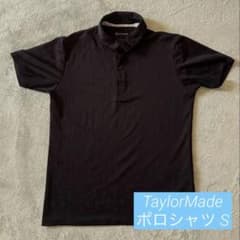 TaylorMade ポロシャツ ブラック メンズ S ゴルフウェア 半袖のサムネイル