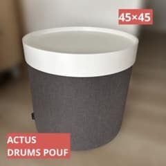 ACTUS SOFTLINEドラムスパフ スツール サイドテーブル - メルカリ