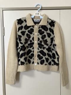TTT MSW 21AW レオパードニットカーディガン(S) - メルカリ