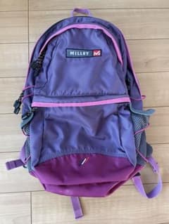 お値下げ！MILLETのリュック　パープル　ジュニアのサムネイル