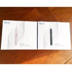 アイコス iqos 新品 未開封 ホワイト ネイビー 2個セット 正規ケース付きのサムネイル