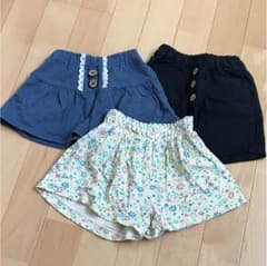 ショートパンツ 3枚セット 90のサムネイル