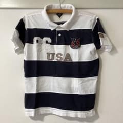 VINTAGE & BASIC ポロシャツ USA 86 ネイビー ホワイトのサムネイル