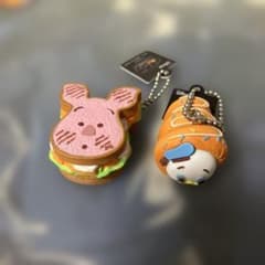 ディズニー フードモチーフ マスコット キーホルダー ドナルド ピグレット