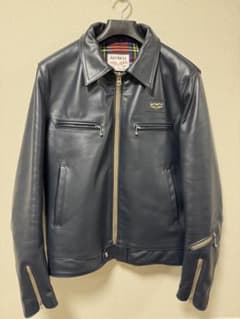 ルイスレザー ドミネーター 44 ホースハイド 551T ネイビー - メルカリ