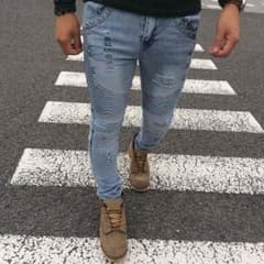 バイカーデニムジーンズ