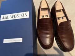 jmweston 180ローファー5d タン 純正シューツリー付 - メルカリ