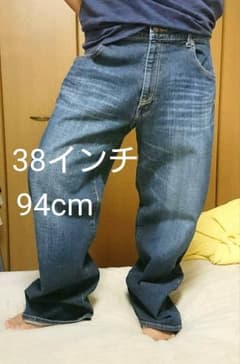 大きいサイズ 美品 【38インチ  94cm】 デニム ジーンズ メンズのサムネイル
