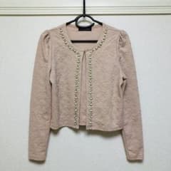 ❤︎ ビジュー付　カーディガン ❤︎のサムネイル