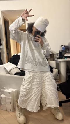 thoughtwefriends Grey Oversized T-shirtのサムネイル