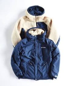 BLUE BLUE ・COLUMBIAローリングポイントリバーシブルジャケット