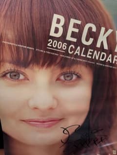 BECKY 2006 CALENDAR サイン入りのサムネイル