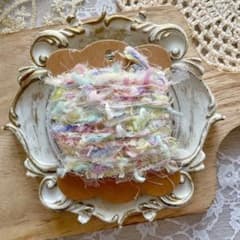 ゆめかわシリーズ引き揃え糸5mファンシーヤーン素材糸アートヤーン変わり糸si