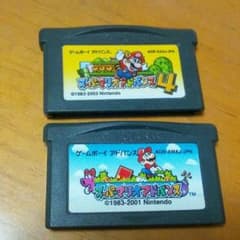 マリオ♡2個セット ゲームボーイアドバンスのサムネイル