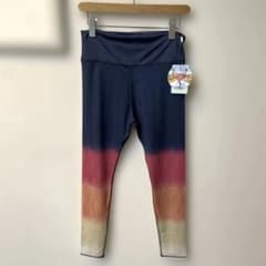 ヨガフィッネスジョギング用ハイウェストレギンス　プラム　Ｌサイズ#20のサムネイル