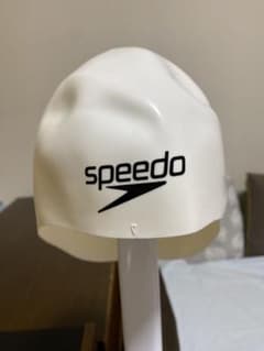 Speedo スイムキャップ ホワイトのサムネイル