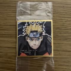 NARUTO ナルト　豆ガシャ　ミニ色紙　ナルトのサムネイル