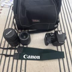 Canon カメラ EOS 本体 レンズ2本 ストラップ バッグセットのサムネイル