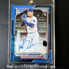 RC Blue /150 山本由伸 topps bowman chrome - メルカリ