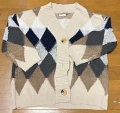 MONO-MART アーガイル柄 カーディガンのサムネイル