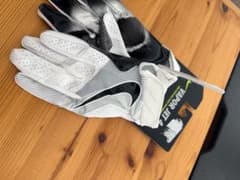 Nike ナイキ　アメフトグローブ　Vapor Jet 4 白/シルバーM 新品のサムネイル