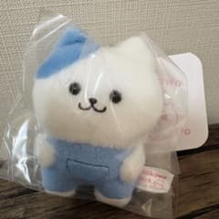 【新品タグ付】ちいかわパーク ミニマスコットキーリング なんか似てるの ハチワレのサムネイル