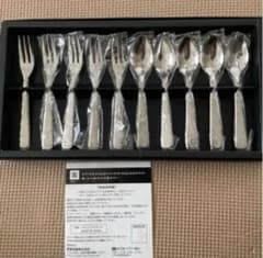 新品未使用 燕匠一 鎚目 スプーンフォーク10本セット カトラリー