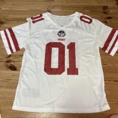 ACT SPORT メッシュシャツ 01 ホワイト レッドのサムネイル