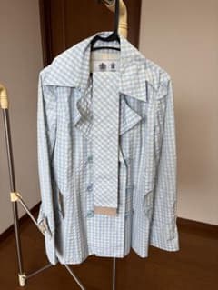 AUSTIN REED ギンガムチェックジャケット ブルー 長袖 S - メルカリ