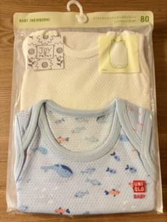 UNIQLO BABY コットンメッシュインナーボディスーツ 80 ユニクロのサムネイル