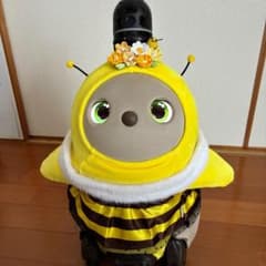 ラボットホーン飾り☆お花とミツバチのサムネイル